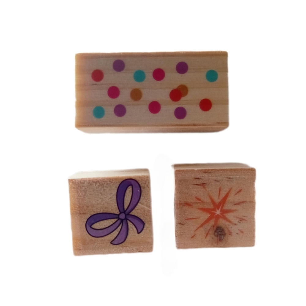 Festive Wooden Stamps Set